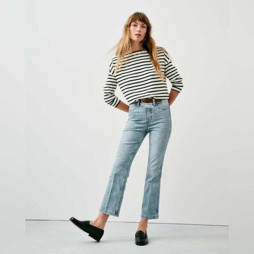 SPANX | Denim Kick Flare Jeans Pants Indigo Sky‎ Blue 20845T Size XL Tall